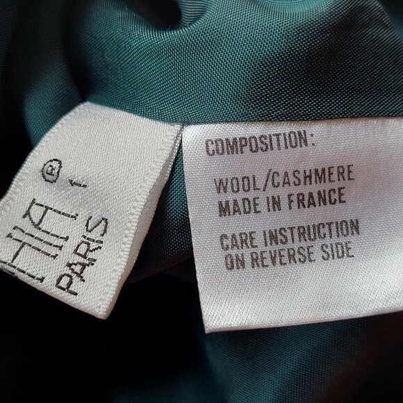 Vintage St. Sophia Paris Wool Cashmere Coat, Size S/M - Picture 5 of 11